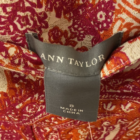 NWT Ann Taylor Silk Blend Skirt Size 8 - Picture 3 of 9